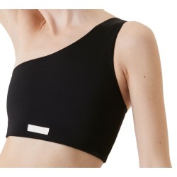 Women's bra Bj_rn Borg Performance Low Posh Support - black beauty