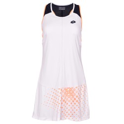 Women's dress Lotto Top W IV Dress 1 - bright white/orange
