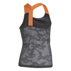 Women's top Adidas Y-Tank Primeblue Tank Top Women - grey six/true orange