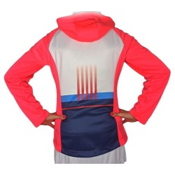 Women's jumper Australian Jacket in Double with Printed - psycho red