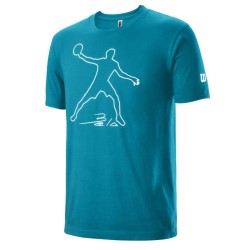 Boys' t-shirt Wilson Bela Tech Tee - barrier reef