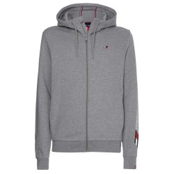 Men's Jumper Tommy Hilfiger Essentials FZ Hoody - medium grey heather