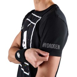 Men's T-shirt Hydrogen Court Cotton T-Shirt - black paint