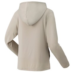 Women's jumper Yonex Womens Full-Zip Hoodie - sand beige