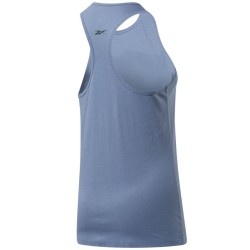 Women's top Reebok Les Mills Graphic Racerback W - blue slate