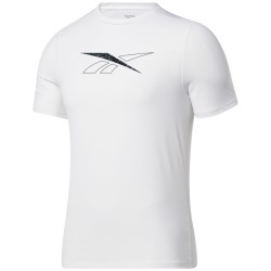 Men's T-shirt Reebok Workout Ready Activchill Short Sleeve Tee M - white