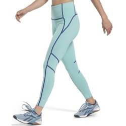 Women's leggings Reebok Les Mills Colorblock - semi classic teal