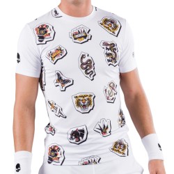 Men's T-shirt Hydrogen Tattoo Tech Tee Man - white