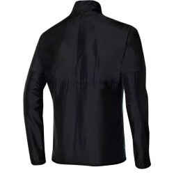 Men's Jumper Mizuno Hoody Jacket - black/blue ashes