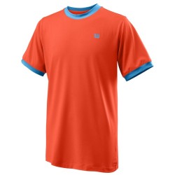 Boys' t-shirt Wilson B Competition Crew - tangerine tango