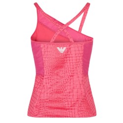 Women's top EA7 Woman Jersey Tank - fancy pink yarrow
