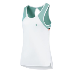 Women's top K-Swiss Tac Hypercourt Advantage Tank 3 - white/nile blue