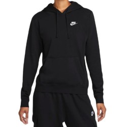 Women's jumper Nike Sportswear Club Fleece Pullover Hoodie - black/white
