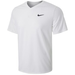 Men's T-shirt Nike Court Dri-Fit Victory - white/white/black