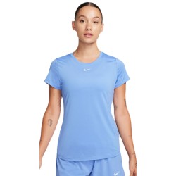 Women's T-shirt Nike One Dri-Fit Short Sleeve Slim Top - polar/white