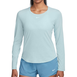 Women's long sleeve T-shirt Nike Dri-Fit One Luxe Lon Sleeve Top - ocean bliss/reflective silver
