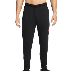 Men's trousers Nike Dry Pant Taper FA Swoosh - black/habanero red