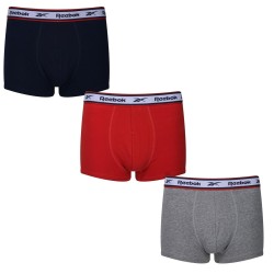 Men's Boxers Reebok Mens Trunk YOSEF 3P - navy/red/grey marl
