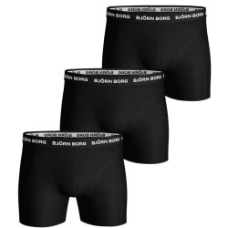 Men's Boxers Bj_rn Borg Shorts Solid 3P - black