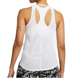 Women's top Nike Dri-FIT One Breathe Tank - white/black
