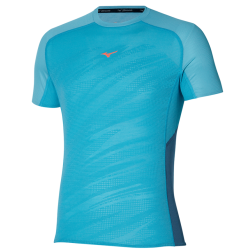 Men's T-shirt Mizuno Aero Tee - maui blue