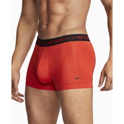 Men's Boxers Nike Dri-Fit Ultra Stretch Micro Trunk 3P - habanero red/medium blue/obsidian