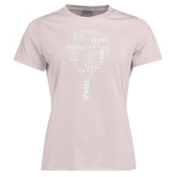 Women's T-shirt Head Padel TYPO T-Shirt W - rose
