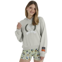 Women's jumper Ellesse Looney Tunes Tweeto Oh Hoodie - light grey