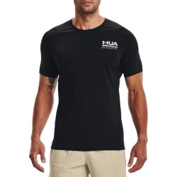 Men's T-shirt Under Armour Mens HG Iso Chill Perforated SS - black