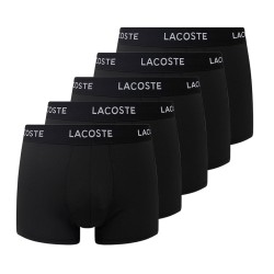 Men's Boxers Lacoste Casual Cotton Stretch Boxer 5P - black