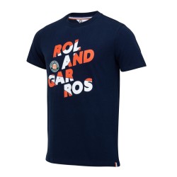 Men's T-shirt Roland Garros Tee Shirt Made In France - marine