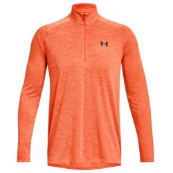 Men's long sleeve T-shirt Under Armour UA Tech 2.0 1/2 Zip M - orange blast/orange tropic