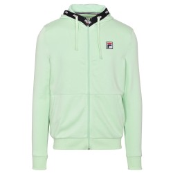 Men's Jumper Fila Sweatjacket Benny M - green ash
