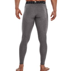 Men's trousers Under Armour Cold Gear Armour Leggings M - charcoal light heather/black
