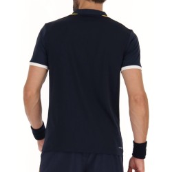 Men's Polo T-shirt Lotto Top IV Polo - navy blue/bright white
