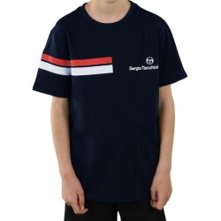 Boys' t-shirt Sergio Tacchini Vatis Jr T-shirt - black/orange