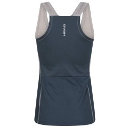 Women's top Head Padel Tech Tank Top - grey/navy