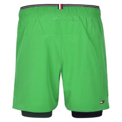 Men's shorts Tommy Hilfiger 2-1 Essentials Training Shorts - spring lime