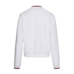 Women's jumper Tommy Hilfiger Relaxed Sueded Modal GS Bomber - sueded dth optic white