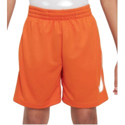 Boys' shorts Nike Dri-Fit Multi+ Graphic Training Shorts - campfire orange/white/white