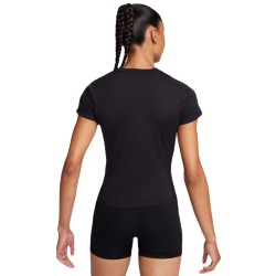 Women's T-shirt Nike Court Dri-Fit Advantage Top - black/black/black/white