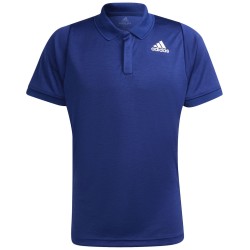 Men's Polo T-shirt Adidas Freelift Polo M - victory blue/white