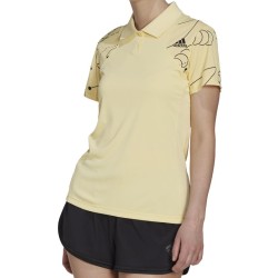 Women's polo T-shirt Adidas Club Tennis Graphic Polo Shirt - almost yellow