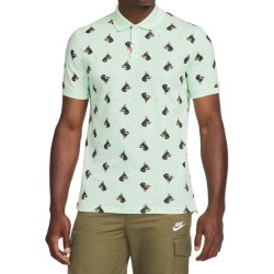 Men's Polo T-shirt Nike Print Slim Polo - mint foam