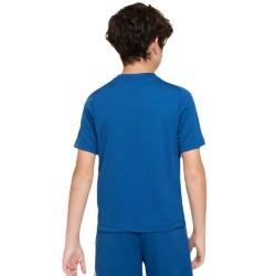 Boys' t-shirt Nike Kids Dri-Fit Multi+ Top - court blue/white