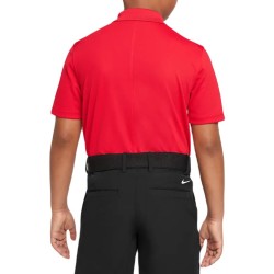 Boys' t-shirt Nike Dri-Fit Victory Golf Polo - university red/white