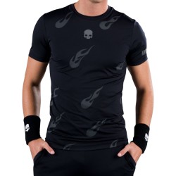 Men's T-shirt Hydrogen Flames Tech Tee Man - black
