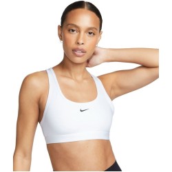 Women's bra Nike Swoosh Light Support Non-Padded Sports Bra - white/black