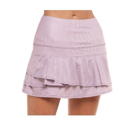 Women's skirt Lucky in Love Avant Garde 1.0 Long Architect Stripe Skirt - dusk