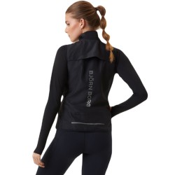 Women's vest Bj_rn Borg Running Vest Ripstop - black beauty